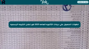 خطوات الحصول على درجات الثانوية العامة 2025 فور إعلان النتيجة الرسمية